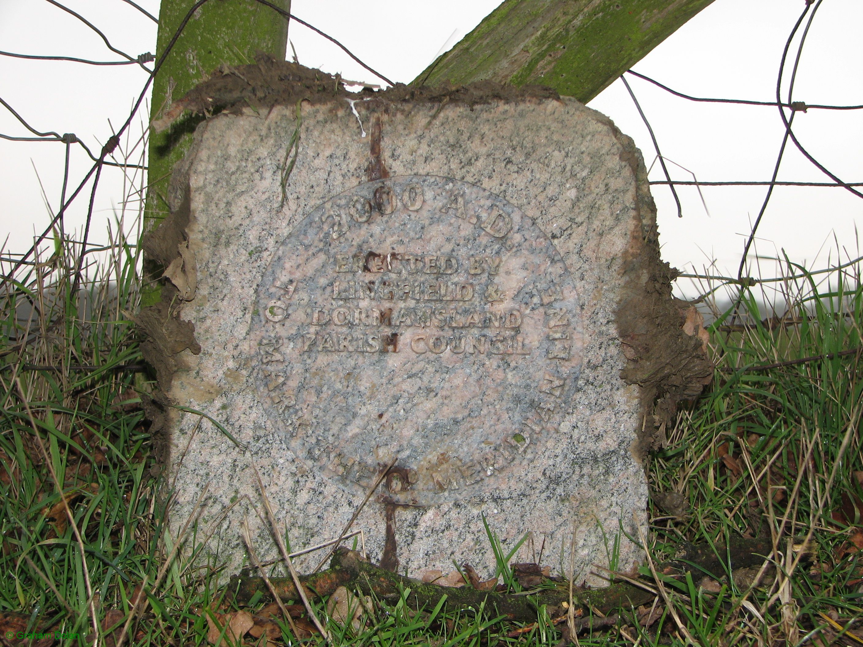 Greenwich Meridian Marker; England; Surrey; Lingfield